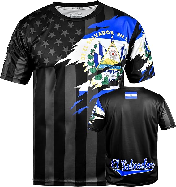 Fury USA & Mexico Flag Mix Soccer Jersey - Unisex Camiseta