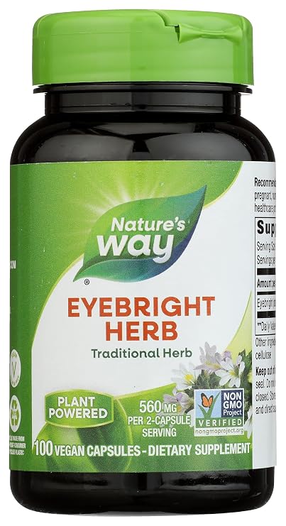 Natures Way Eyebright, 100 CT