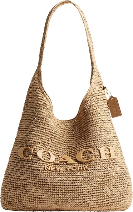 COACH Brooklyn Shoulder Bag 39 in Straw