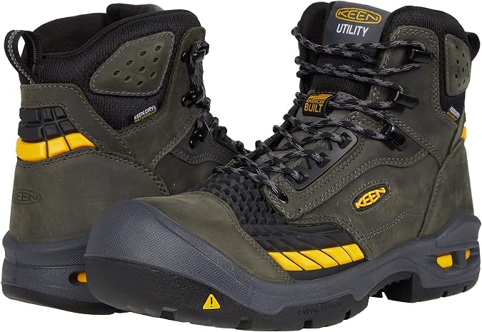 KEEN Utility Men's Troy 6" Kbf Composite Toe Waterproof Work BootsWork Boots