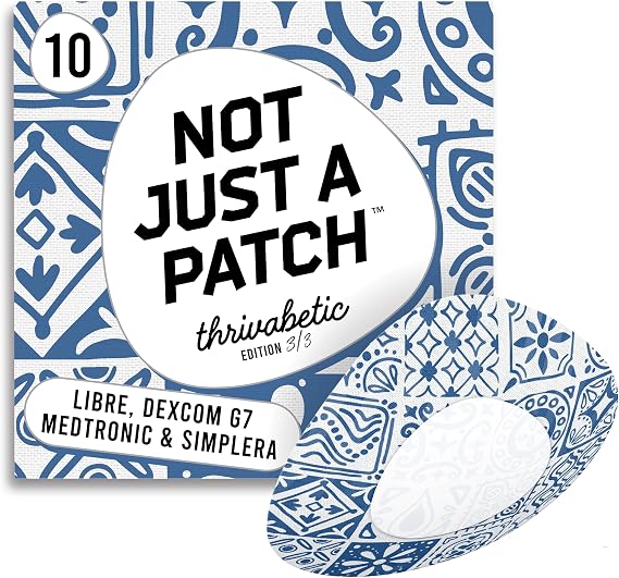 Not Just a Patch Thrivabetic Libre 2 Sensor Covers - 10 Pack, Mosaic