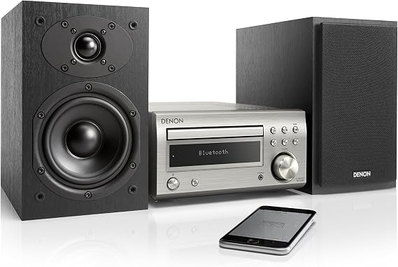 Denon CD Mini Component Premium Silver/Black RCD-M41 + SC-M41