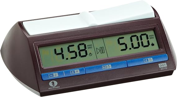 DGT DGT2010 - Digital Chess Clock with Fide Logo, Multi-Colour