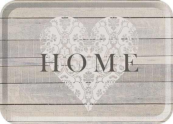 Creative Tops Everyday Home Large Melamine Serving Tray by, 38.5cm x 27.5cm x 1cm, Grey