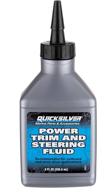 Quicksilver 858074Q01 Power Trim and Steering Fluid - 8 Oz. Bottle