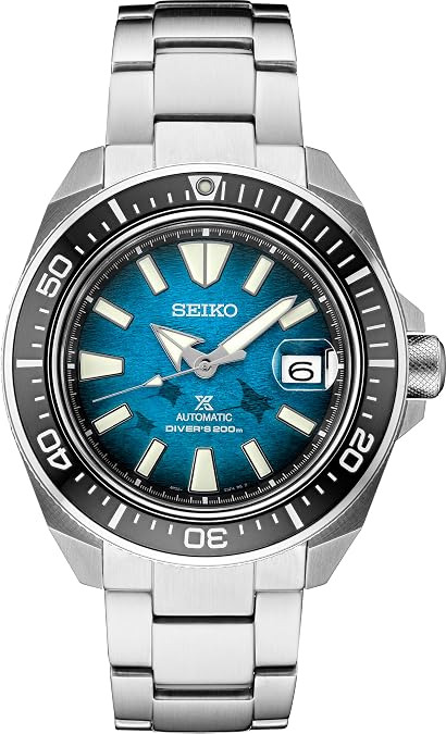 SEIKO SRPE33 Automatic Dive Watch for Men - Prospex Special Edition - LumiBrite Hands, Unidirectional Bezel - Water Resistant 200M