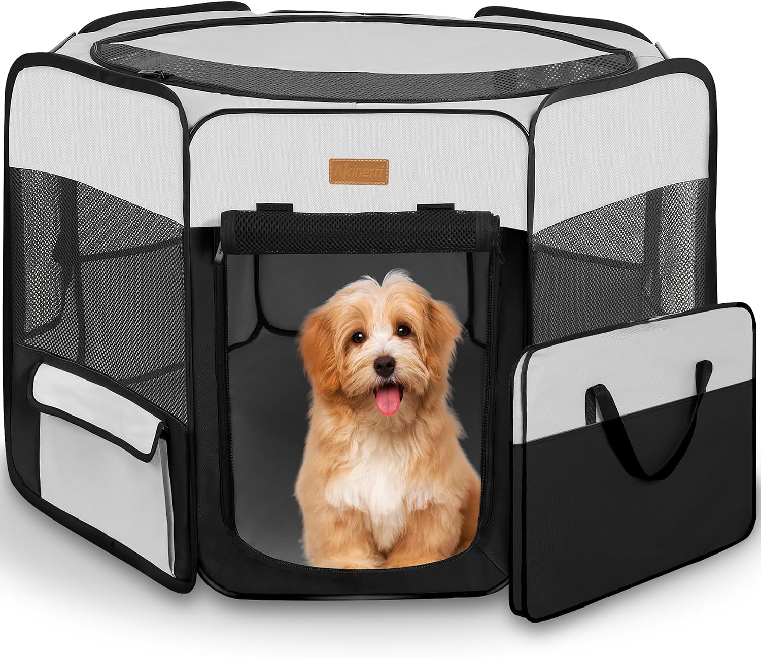 Portable Foldable Pet Playpen for PuppiesDogsCatsRabbitsChickens, Large-Capacity Pet Exercise Tent for Indoor and Outdoor Travel Camping