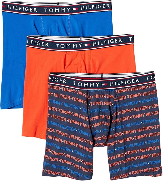 Tommy Hilfiger Men's Cotton Stretch 3-Pack Boxer Brief