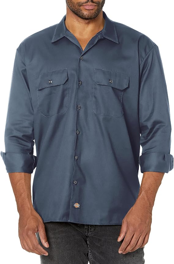 Dickies Men's Long Sleeve Work Shirt