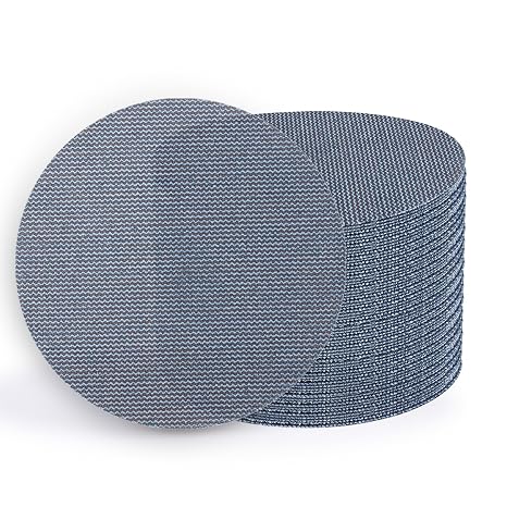 50 Pcs 125mm Ceramic Mesh Sanding Discs for Orbital Sander 120 Grit