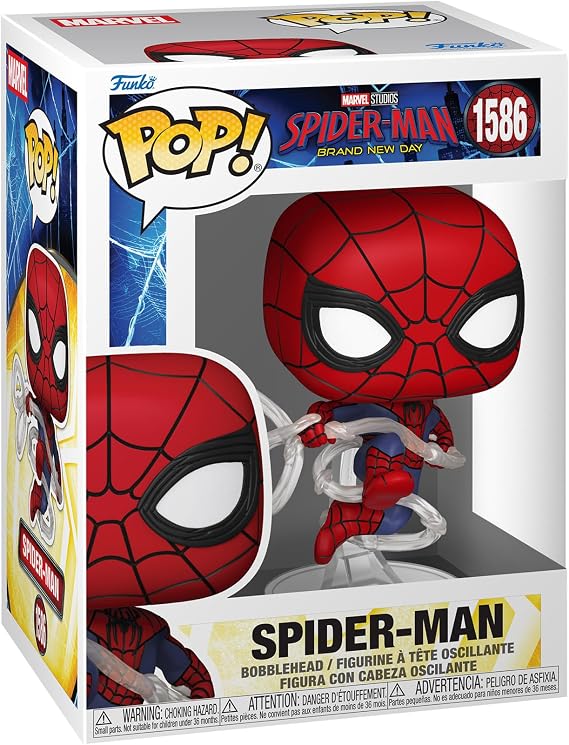 Funko Pop! Marvel: Örümcek Adam Günü - Örümcek Adam - Koleksiyon Vinil Figür - Hediye Fikri - Resmi Ürün - Çocuklar ve Yetişkinler için Oyuncaklar - Marvel Hayranları - Koleksiyonerler ve Teşhir için