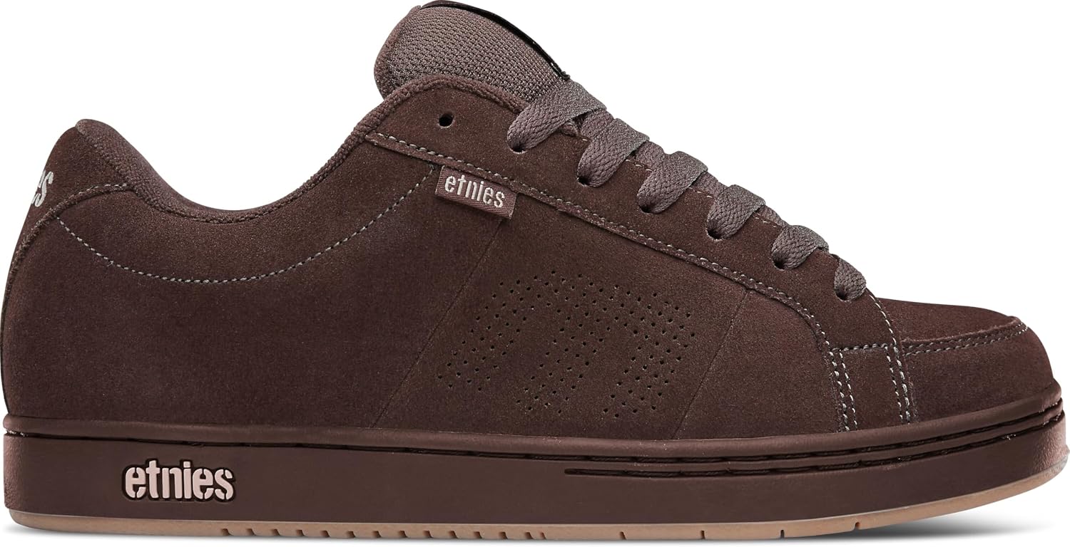 etnies Kingpin Classic Skate Heritage Fashion Style with Trendy Voluminous Look Reinforced Cupsole Padded Fit Everyday Trainers