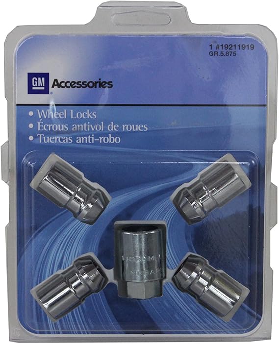Genuine GM Accessories 19211919 Wheel Lock Kit