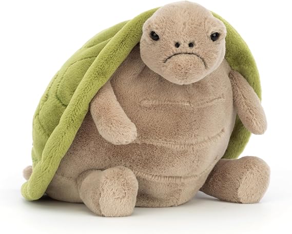 Jellycat Timmy Turtle Stuffed Animal, 11 inches - Reptile Plush Toy - Classic Children's Gift