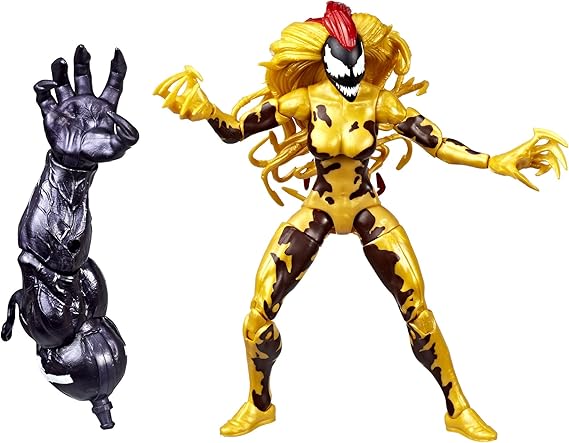 Marvel Legends Series 6-inch Marvel's Scream | Marvel Legends Spider-Man 6 Inch Action Figure BAF Monster Venom - Scream