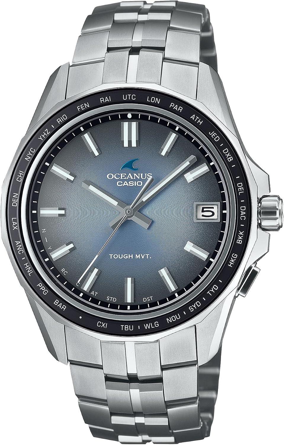 Casio Oceanus Wristwatch Domestic Genuine ProductManta Bluetooth, Radio Wave Solar, Sapphire Glass, Bracelet Type