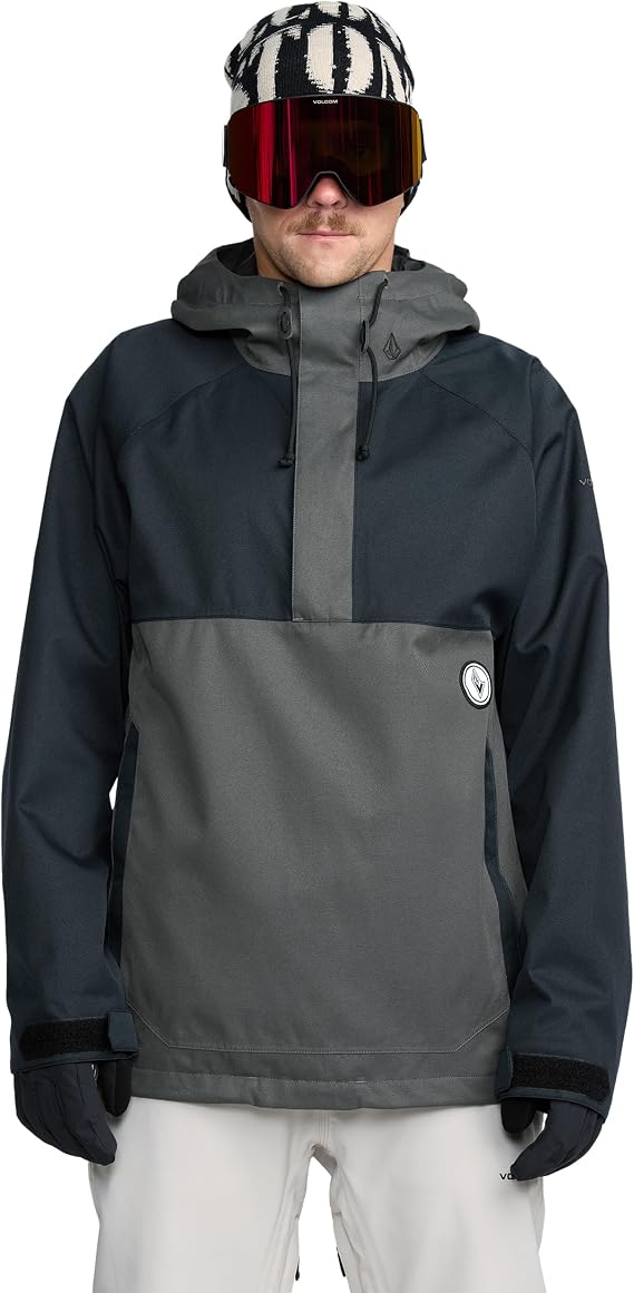 Volcom Men's Hossegor 20k Pullover Snowboard Jacket Waterproof 2-layer