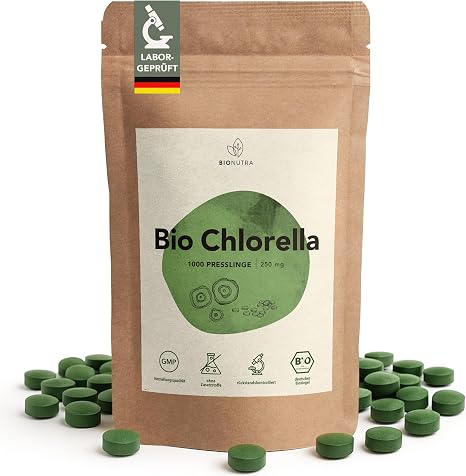 BioNutra Organic Chlorella Pellets without Additives Residue-Controlled Membrane Broken