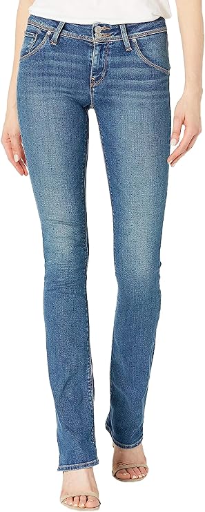 HUDSON Women's Beth Baby Bootcut Jean with Back Flap Pockets