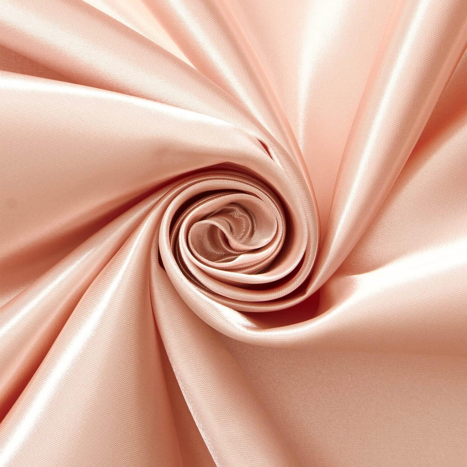 Charmeuse Bridal Satin Fabric for Wedding Dress 60 inches by The Yard Charmuse Rose Gold, 1 Yard