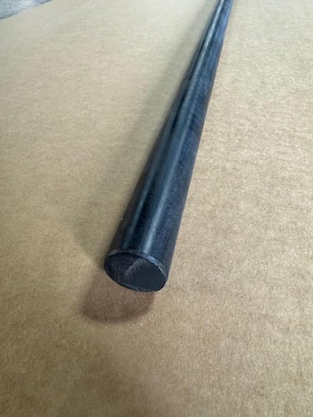 Generic 3/4"" Diameter Black Delrin Rod x 48"" Long, Acetal Rod, 3/4"" Diameter, Round