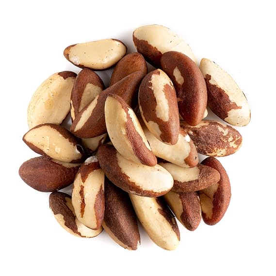 Brazil Nuts Organic Raw Shelled - Naturally High in Selenium for Snacking