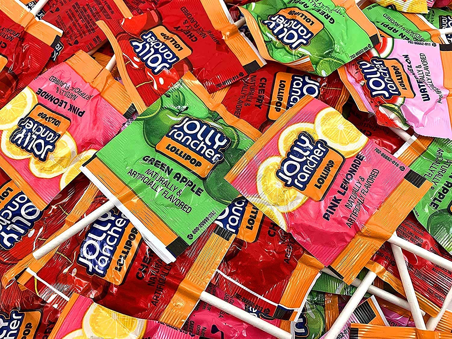 Sunny Island Lollipops Original Flavors Assortment, Flat Shape Candy, 2 Pound Bag
