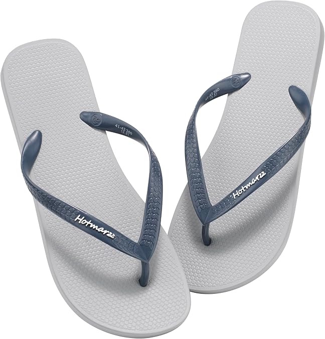 Hotmarzz Men's Flip Flops Summer Beach Sandals Indoor Outdoor Slippers