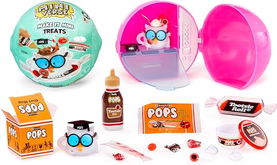 MGA's Miniverse Make It Mini Treats, Mini Collectibles - Mystery Blind Packaging, Candy Theme, DIY, Resin Play, Replica Food, NOT Edible, Collectors, Gift, 8+