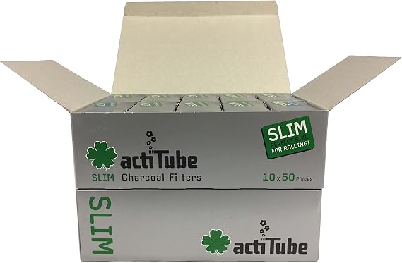 ActiTube SLIM Active Carbon Filter 20x50 Piece 1000 Filter