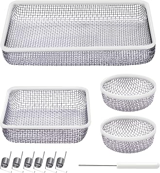 Eazy2hD 4 Pack Flying Insect Screen for RV Refrigerator Vents, RV Furnace Vent Cover,RV Furnace Bug Screen for Camper Vents