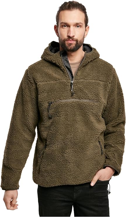 Brandit Individual Wear Men's Warm Outdoor Quarter Zip Jacket