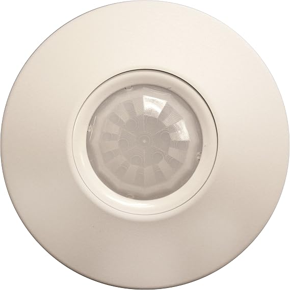 Sensor Switch cm 10 WR Ceiling Mount 360 Large Wireless Motion Sensor, White