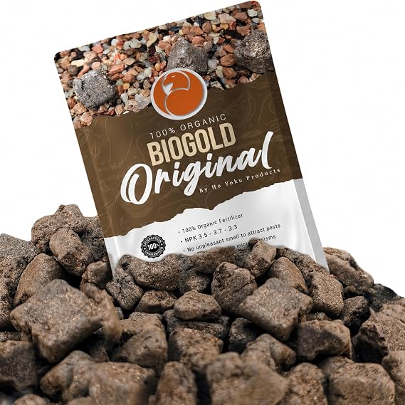 BioGold Bonsai Fertilizer Pellets - Time Released Fertilizer + Plant Food That Will Not Harm Plants or Encourage Mold Growth