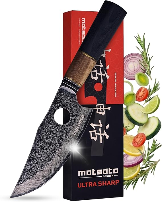 Matsato New 2026 Osuren Chef Knife 6.3 Inch Japanese Stainless Steel | Kitchen Knife, Professional Chefs Knife for Cooking, Meat Cutting Knife, Chopping Knife, Sharp Kitchen Knives for Cooking