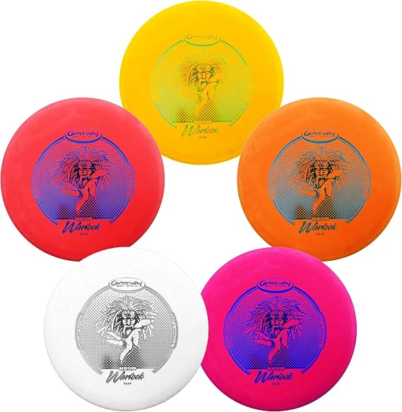 Gateway Warlock Disc Golf Putter Approach Disc - 5 Pack