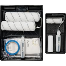 Harris Seriously Good 10 Piece Room Decorating Kit, Paint Rollers, Paint Brushes, Tape, Dust Sheet