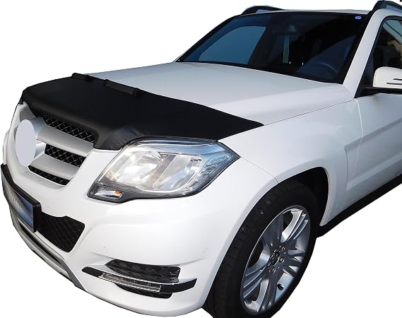 Hood Bra Front End Nose Mask Compatible with Mercedes-Benz MB GLK X204 X 204 2008-2015 Bonnet Bra STONEGUARD Protector Tuning