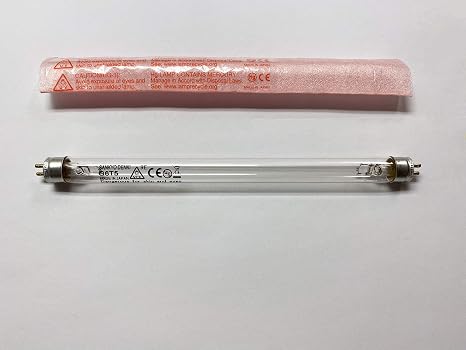 254 nm/365 nm 6W G6T5 UVC/UVA Longwave/Shortwave Replacement Bulb for 254nm+365nm UV Lamps AI-2UV20DC and AI-3UV20 AAdvance Instruments (254 nm)