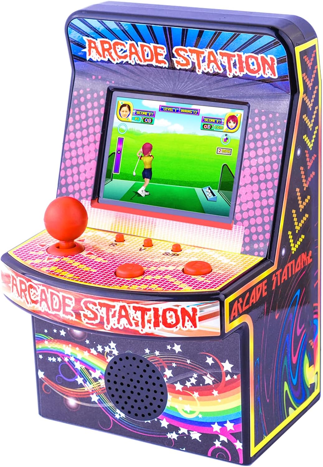 Arcade Handheld Game Console for Kids with Buid in 240 Puzzle Casual Video Games HD Color Screen Retro Mini Game Machines Electronics Toys Girls Boys Toddlers Birthday Christmas Party Gift