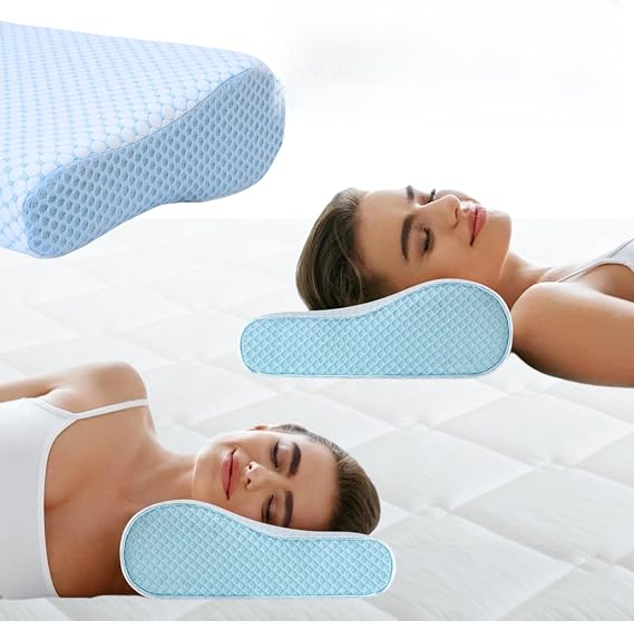 Coolcures Luxury Memory Foam Pillow, Ergonomic Cervical Pillow for Front, Back, and Side Sleepers, Orthopedic Pillows for Neck and Shoulder Pain Washable & Hypoallergenic