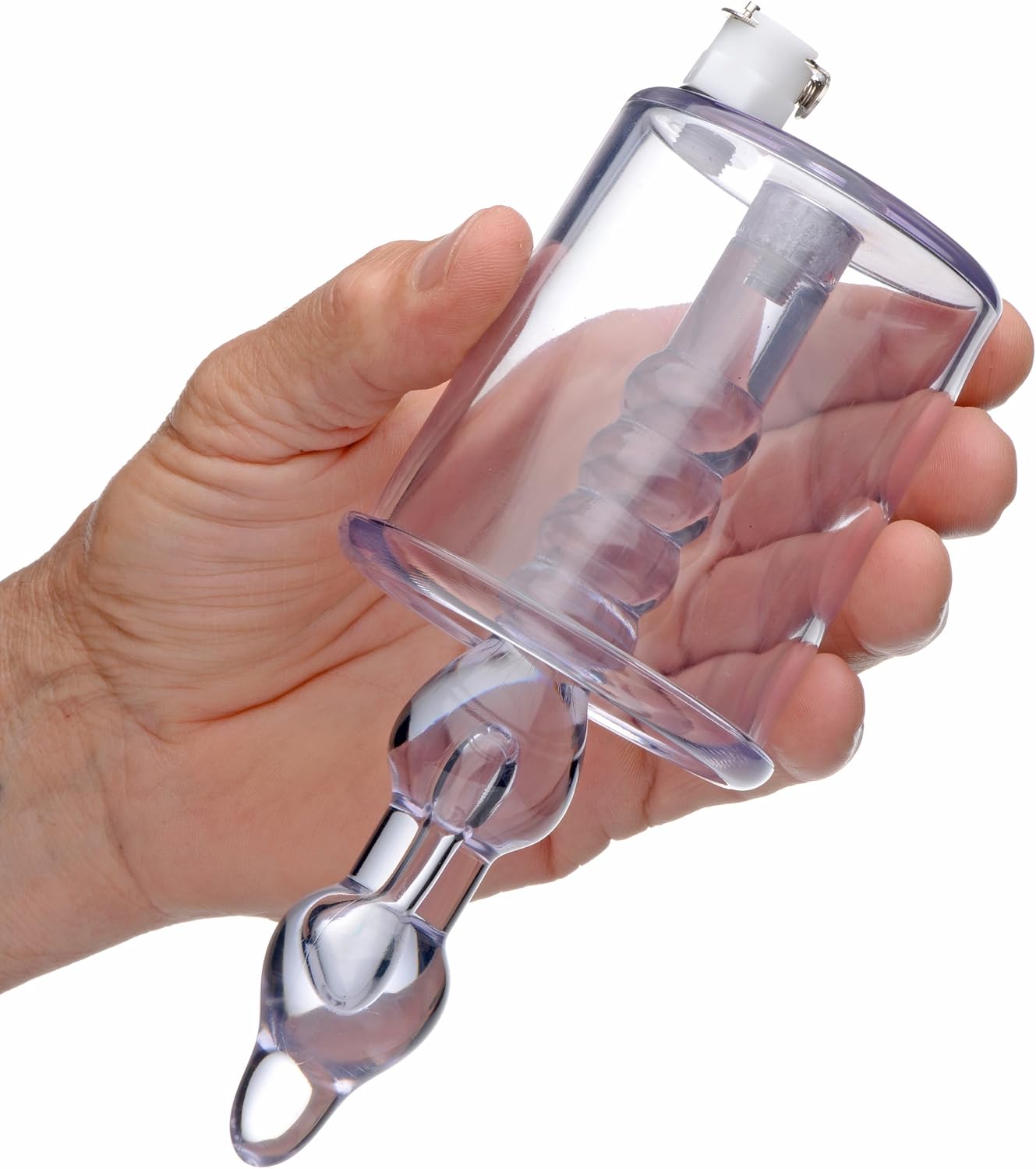 Tom Of Finland Anal Pump Cylinder with Stimulator Shaft