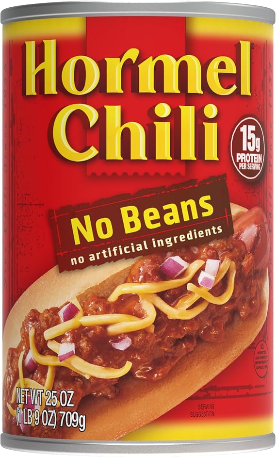 Hormel Chili No Beans, 25 oz