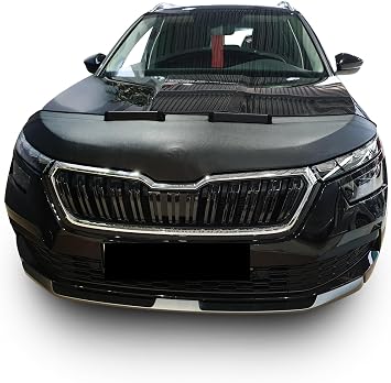 AB3-00441 CAR HOOD BRA Compatible with SKODA KAMIQ since 2019 Front End Nose Mask Bonnet Bra STONEGUARD PROTECTOR TUNING
