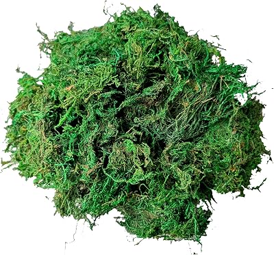Artificial Fake Moss for Crafts Faux Moss for Potted Plants Green Moss Forest Moss for Centerpieces Decor Home Decor Fairy Garden Crafts Wedding Decoration 7, oz