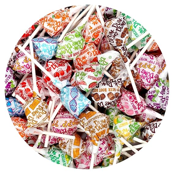 ORIGINAL (2 Pound) Bulk Mix Lollipops |16 Flavours |, Suckers Hard Candy, Gluten Free Candies, Assorted Flavors, Individually Wrapped Lollipops for Easter, Birthday, Halloween, Any Occasion!