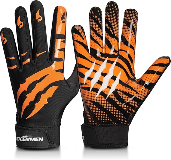 Football Gloves, Non-Slip Youth Football Gloves