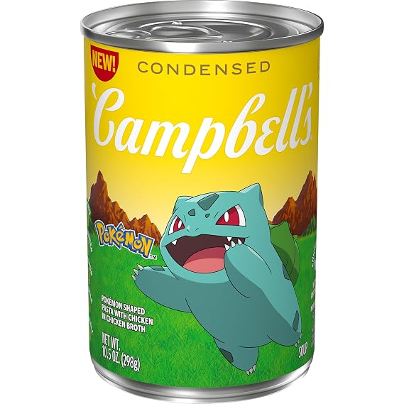 Campbell's Condensed Pokemon Shaped Pasta with Chicken Soup, 10.5 Oz
