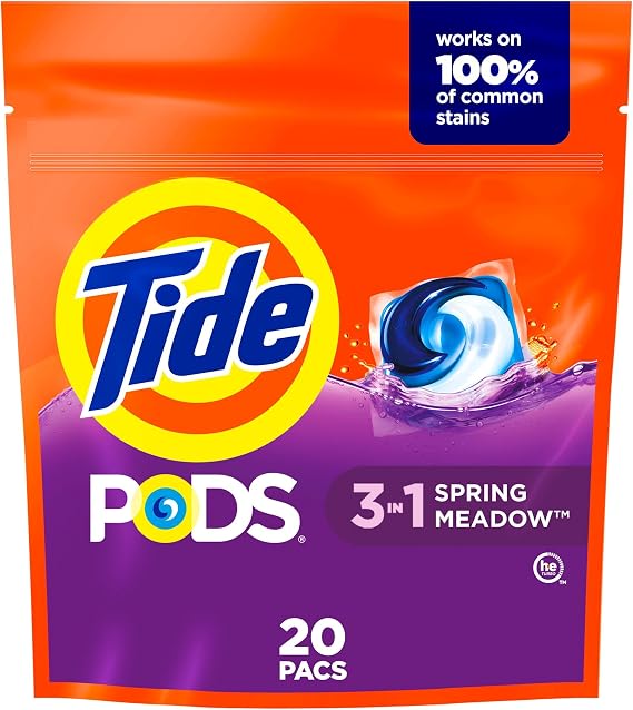 Tide Spring Meadow Laundry Detergent Pods - 20ct
