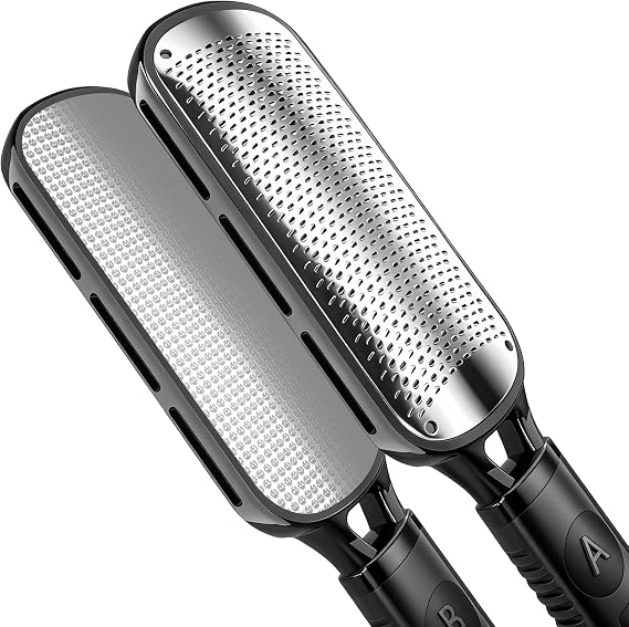 Antonki 2-in-1 Foot File Scrubber Feet Rasp for Dead Skin, Callus, Corn